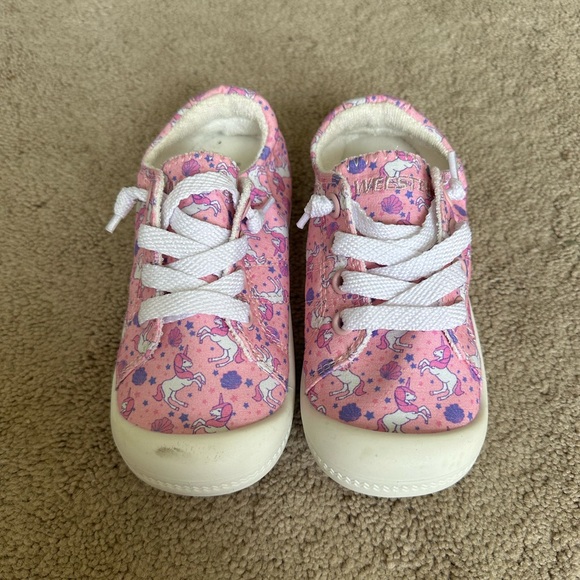 Girls Weestep unicorn shoes 9c - Picture 2 of 3
